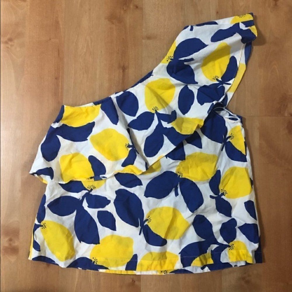 LOFT One Shoulder Ruffled Top - Picture 3 of 4
